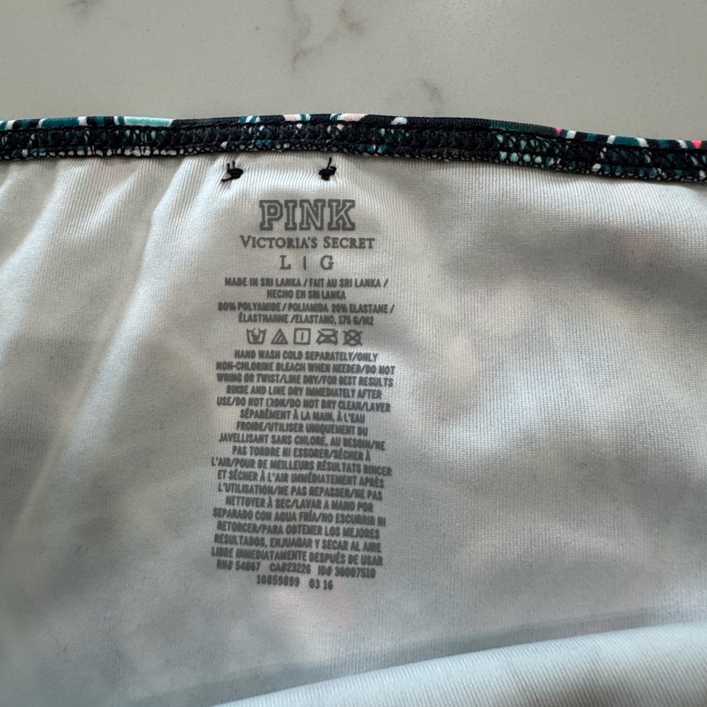 NWT PINK Victoria's Secret Tribal Print Bikini - Picture 2 of 3